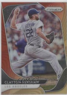 Clayton Kershaw [Red Orange Prizm] #43