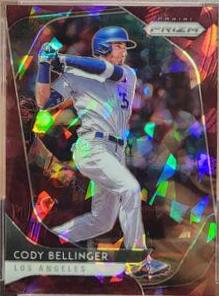 Cody Bellinger [Burgundy Cracked Ice Prizm] #28