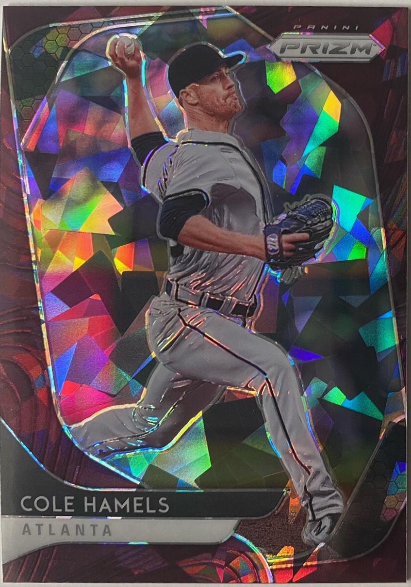 Cole Hamels [Burgundy Cracked Ice Prizm] #38