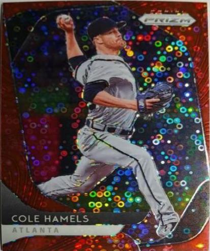 Cole Hamels [Red Donut Circles Prizm] #38