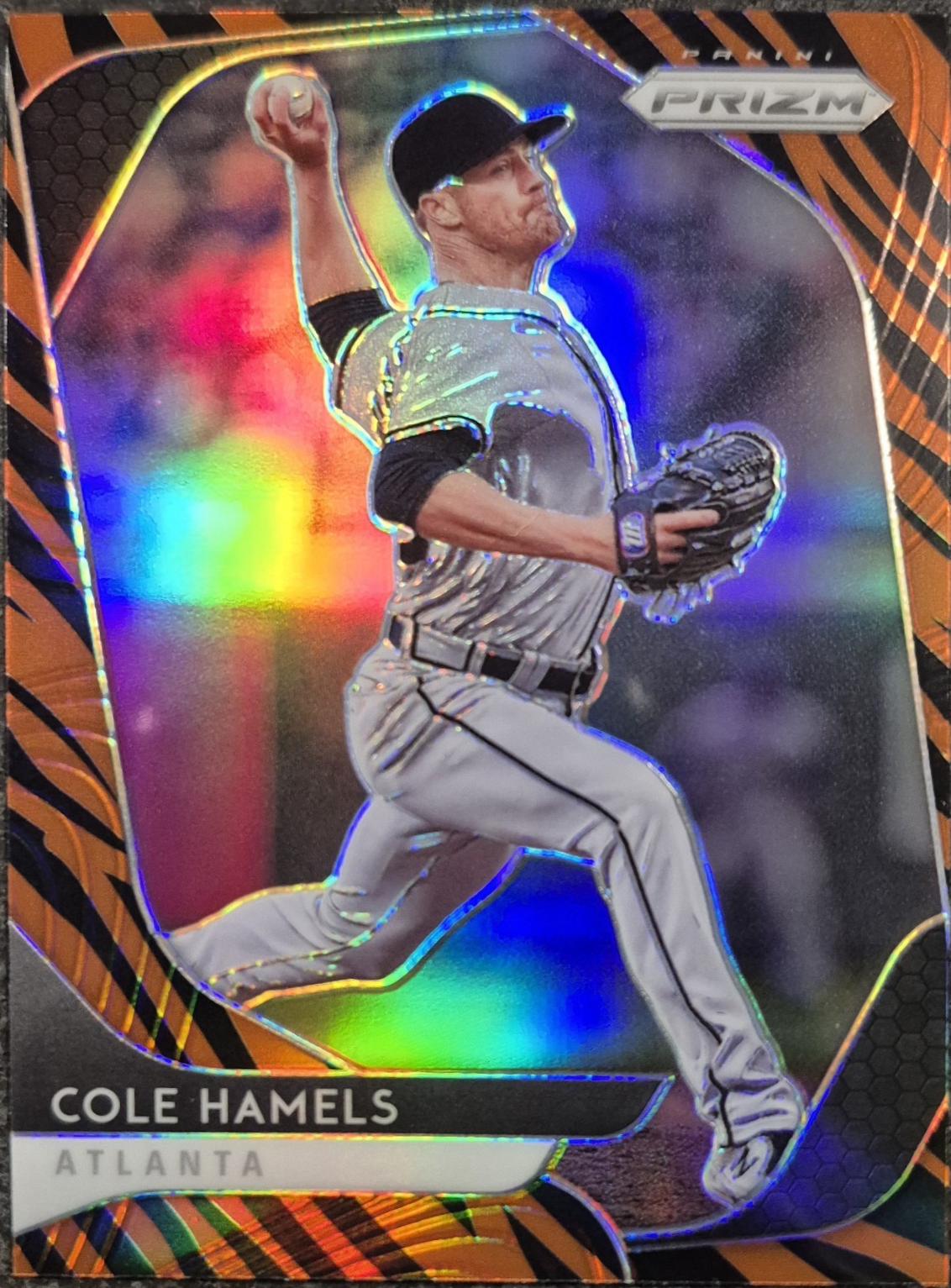 Cole Hamels [Tiger Stripe Prizm] #38