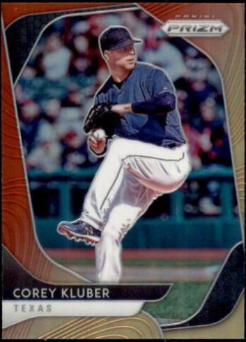 Corey Kluber [Red Orange Prizm] #167