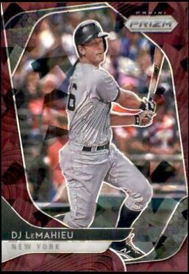 DJ LeMahieu [Burgundy Cracked Ice Prizm] #83