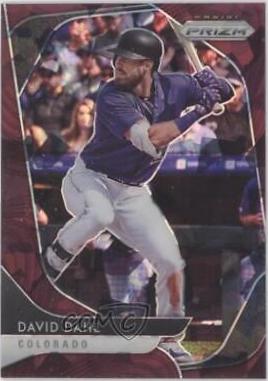David Dahl [Burgundy Cracked Ice Prizm] #169