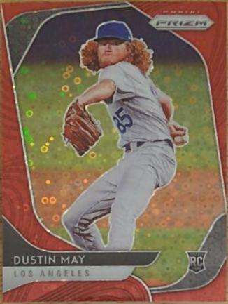 Dustin May [Red Donut Circles Prizm] #126