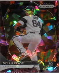 Dylan Cease [Burgundy Cracked Ice Prizm] #128