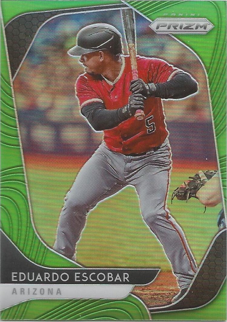 Eduardo Escobar [Lime Green Prizm] #124