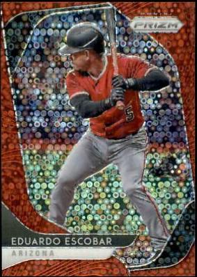 Eduardo Escobar [Red Donut Circles Prizm] #124