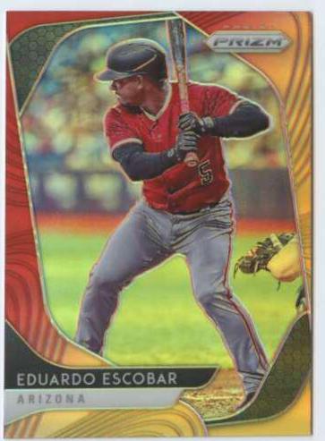 Eduardo Escobar [Red Orange Prizm] #124
