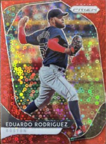 Eduardo Rodriguez [Red Donut Circles Prizm] #18