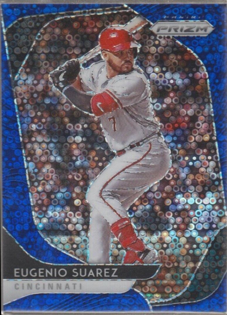 Eugenio Suarez [Blue Donut Circles Prizm] #177