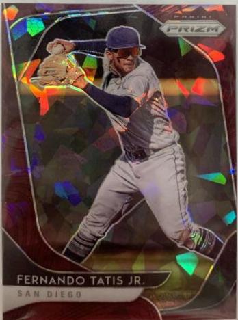 Fernando Tatis Jr. [Burgundy Cracked Ice Prizm] #193