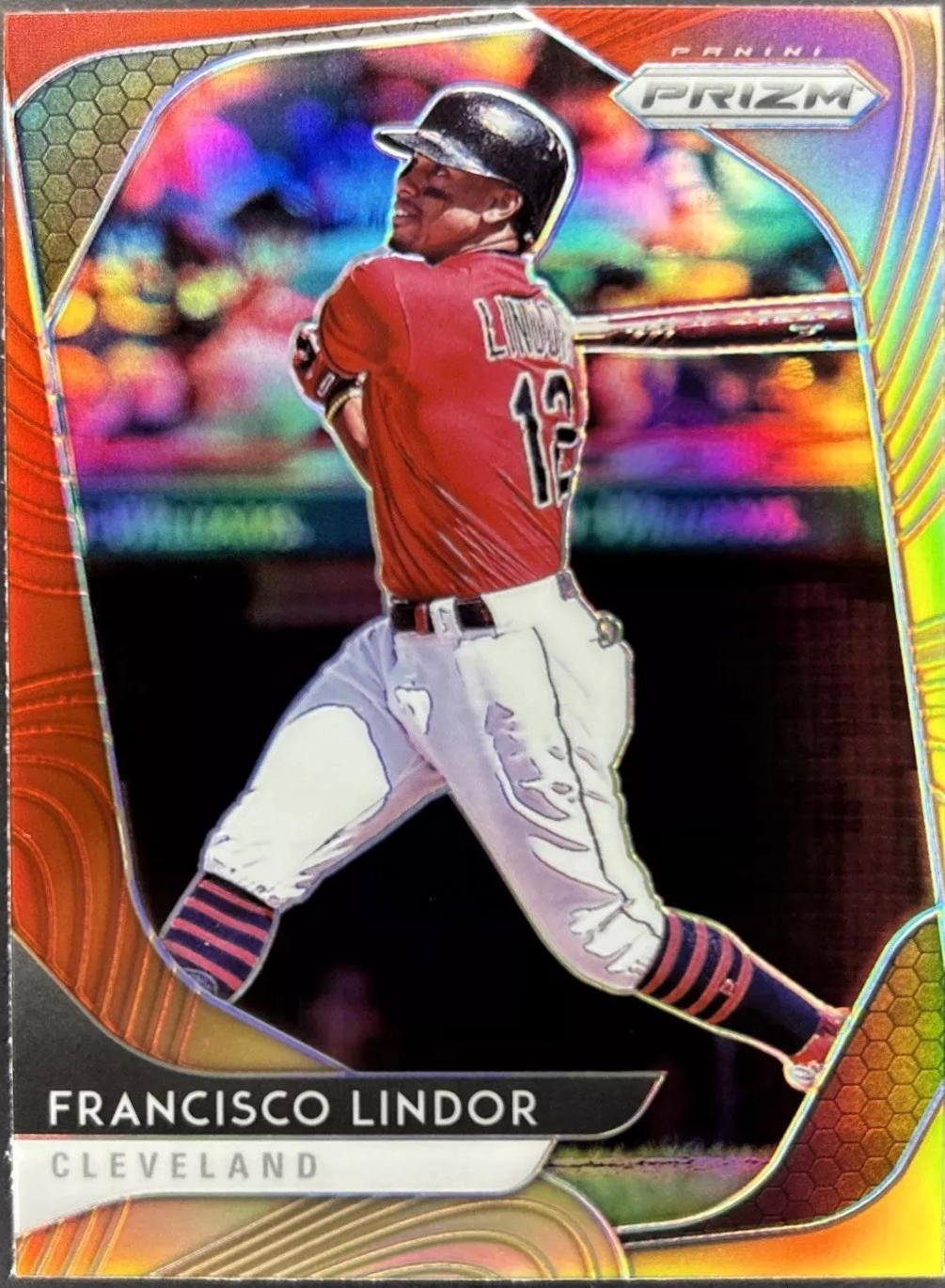 Francisco Lindor [Red Orange Prizm] #138