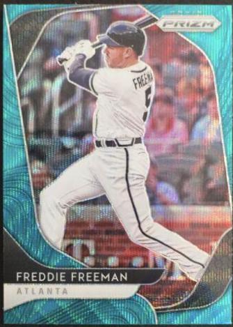 Freddie Freeman [Blue Wave Prizm] #166