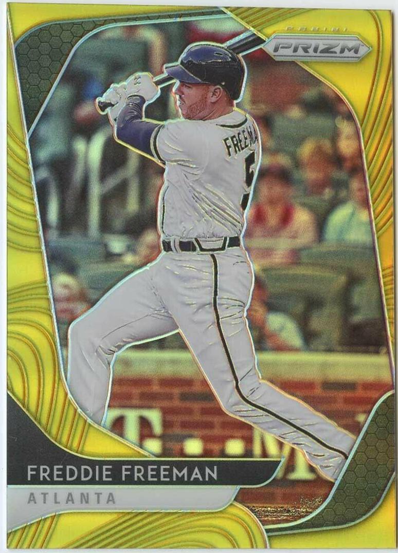 Freddie Freeman [Gold Prizm] #166