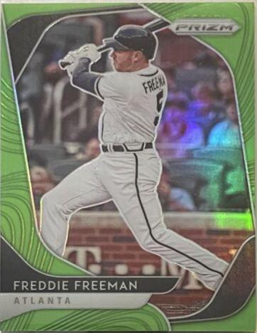 Freddie Freeman [Lime Green Prizm] #166