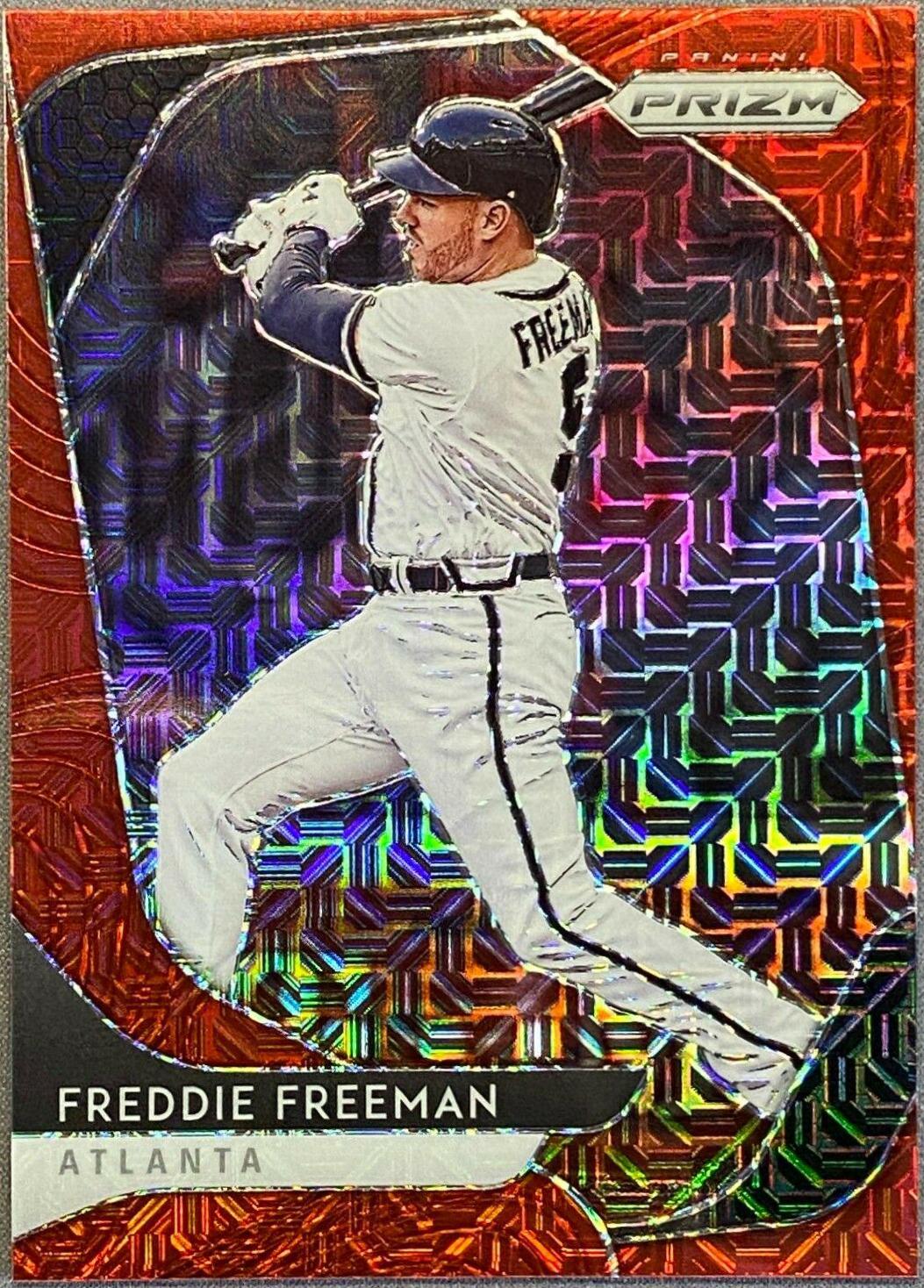 Freddie Freeman [Red Mojo Prizm] #166