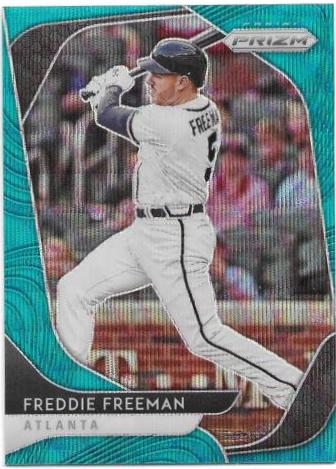 Freddie Freeman [Teal Wave Prizm] #166