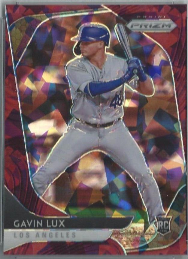 Gavin Lux [Burgundy Cracked Ice Prizm] #198