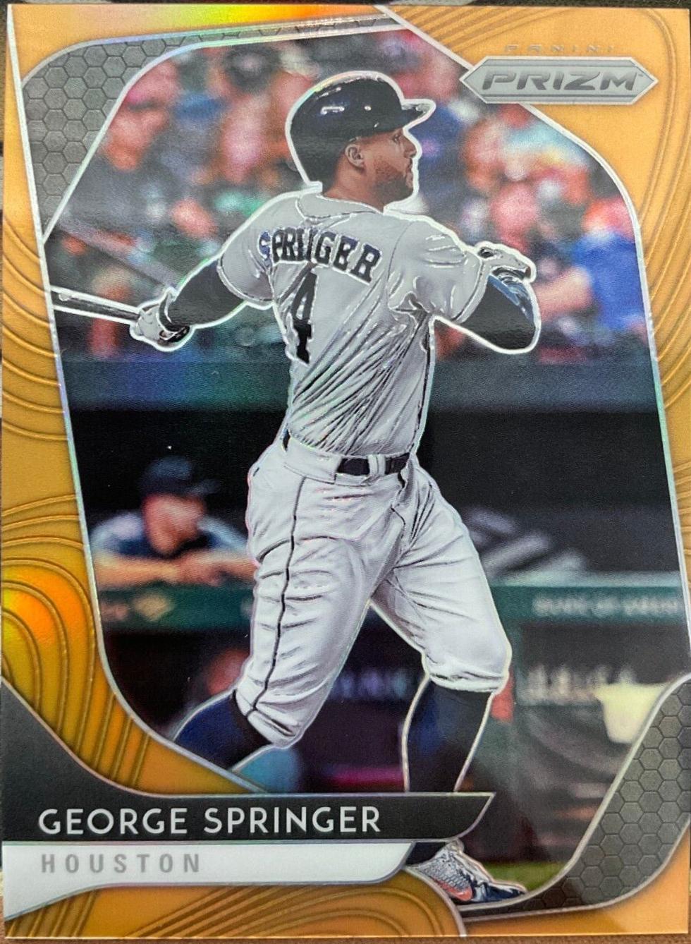 George Springer [Neon Orange Prizm] #86