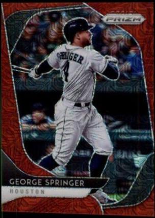 George Springer [Red Mojo Prizm] #86