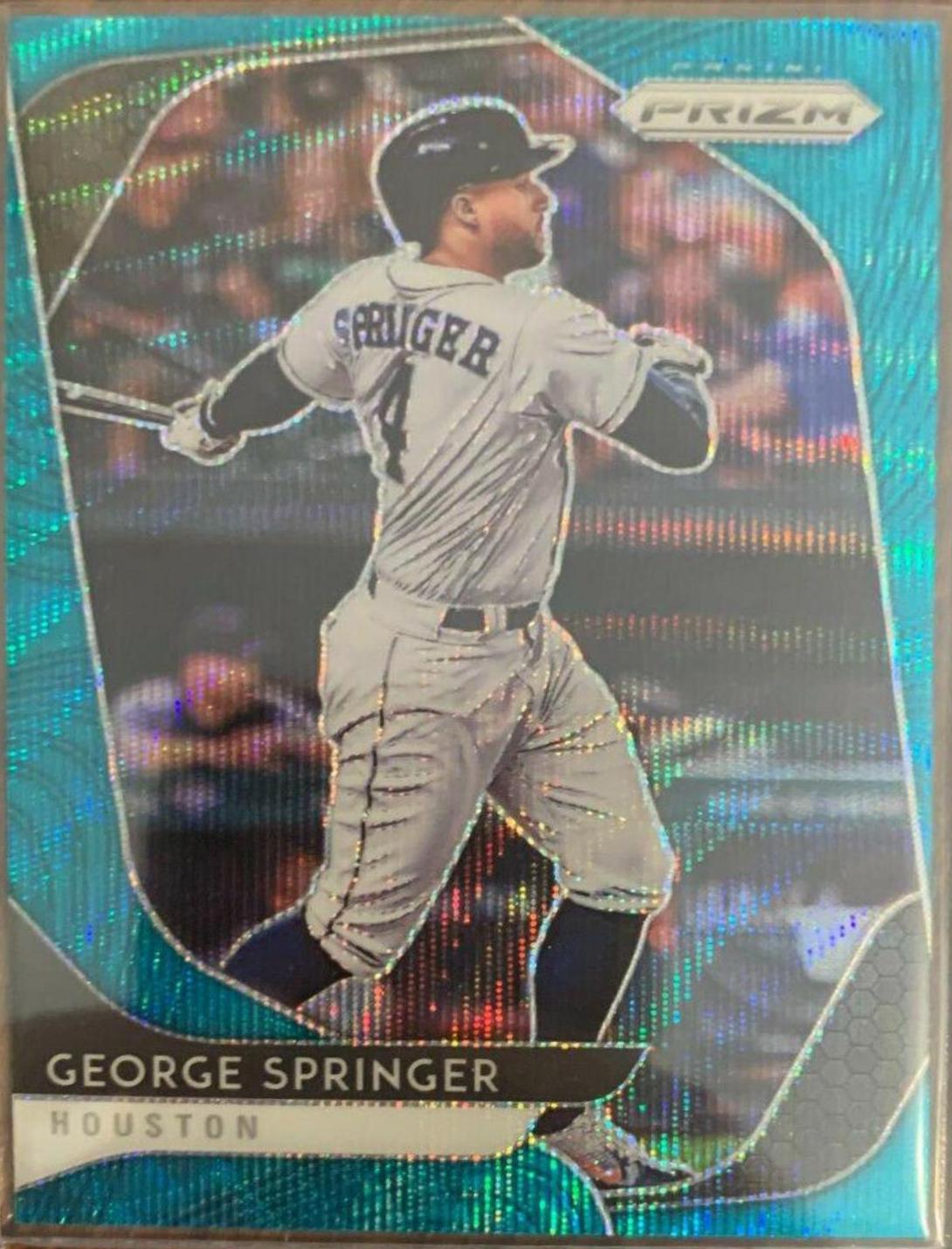 George Springer [Teal Wave Prizm] #86