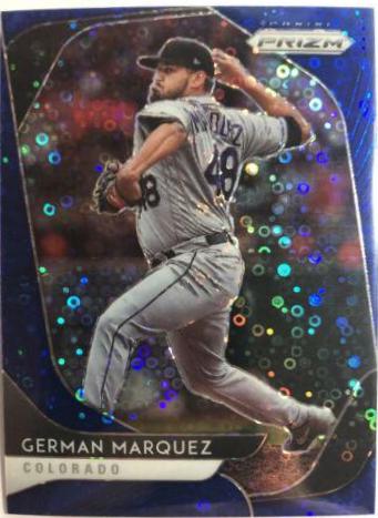 German Marquez [Blue Donut Circles Prizm] #111