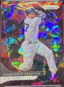 Giancarlo Stanton [Burgundy Cracked Ice Prizm] #164