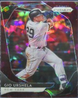 Gio Urshela [Burgundy Cracked Ice Prizm] #85