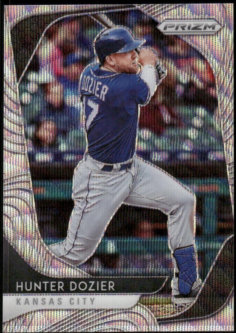 Hunter Dozier [Blue Wave Prizm] #175
