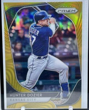 Hunter Dozier [Gold Prizm] #175