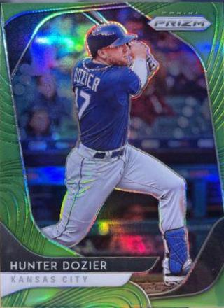 Hunter Dozier [Lime Green Prizm] #175