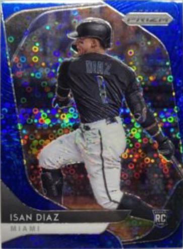 Isan Diaz [Blue Donut Circles Prizm] #25