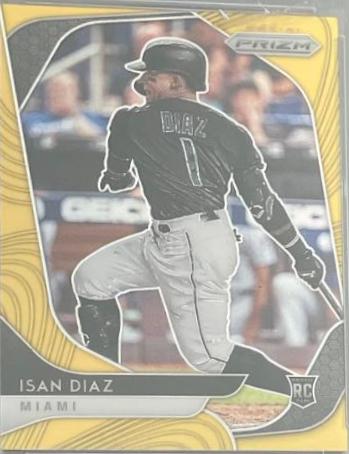 Isan Diaz [Gold Prizm] #25