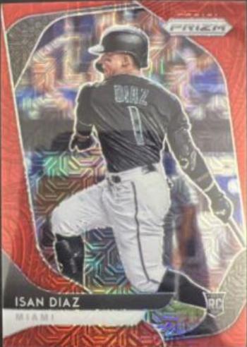 Isan Diaz [Red Mojo Prizm] #25