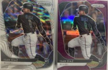 Isan Diaz [White Wave Prizm] #25