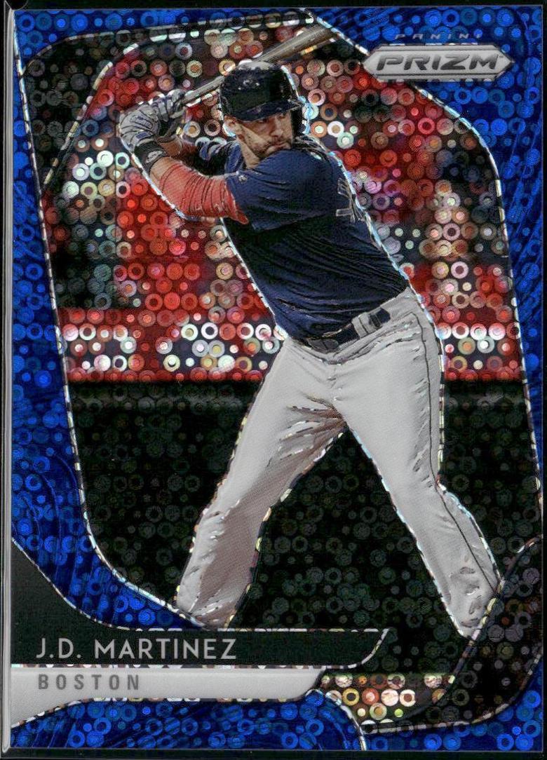 J.D. Martinez [Blue Donut Circles Prizm] #244