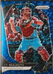 J.T. Realmuto [Blue Donut Circles Prizm] #172