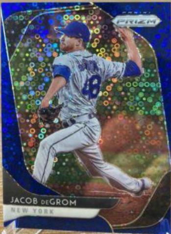 Jacob deGrom [Blue Donut Circles Prizm] #35