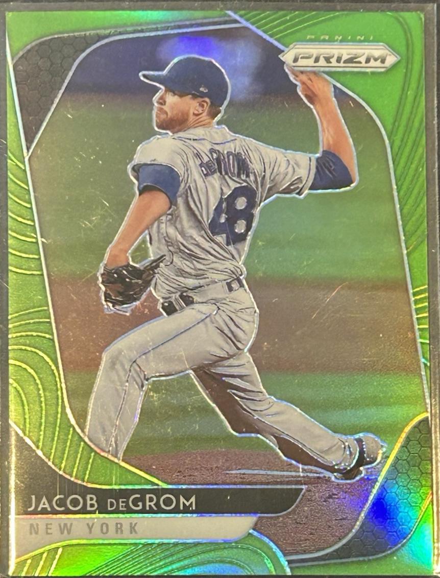 Jacob deGrom [Lime Green Prizm] #35