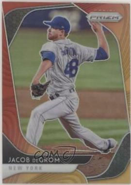 Jacob deGrom [Red Orange Prizm] #35
