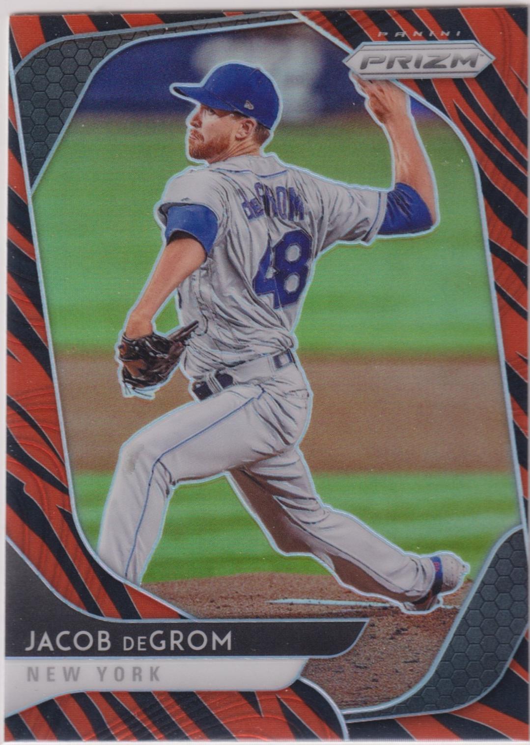 Jacob deGrom [Tiger Stripe Prizm] #35