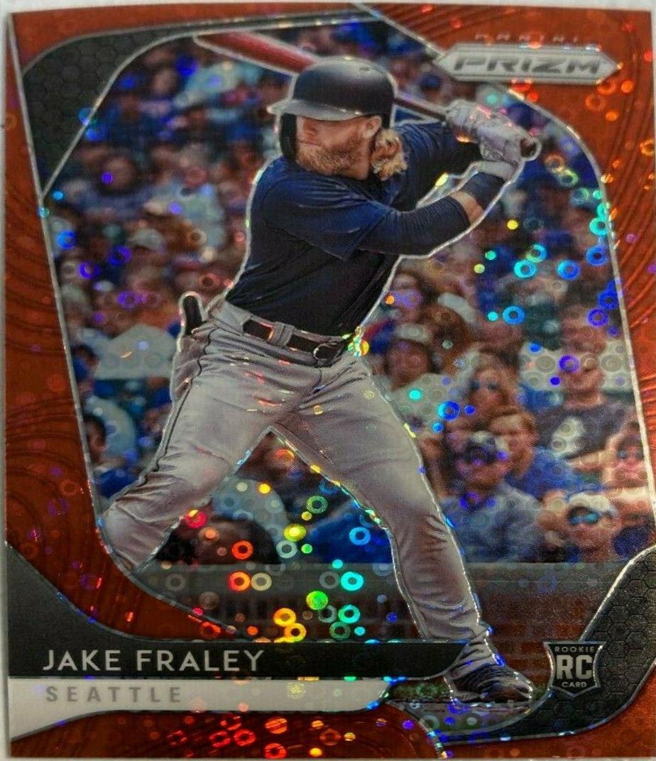 Jake Fraley [Red Donut Circles Prizm] #19