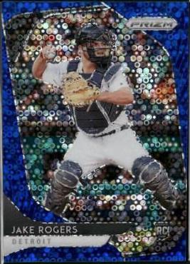 Jake Rogers [Blue Donut Circles Prizm] #137