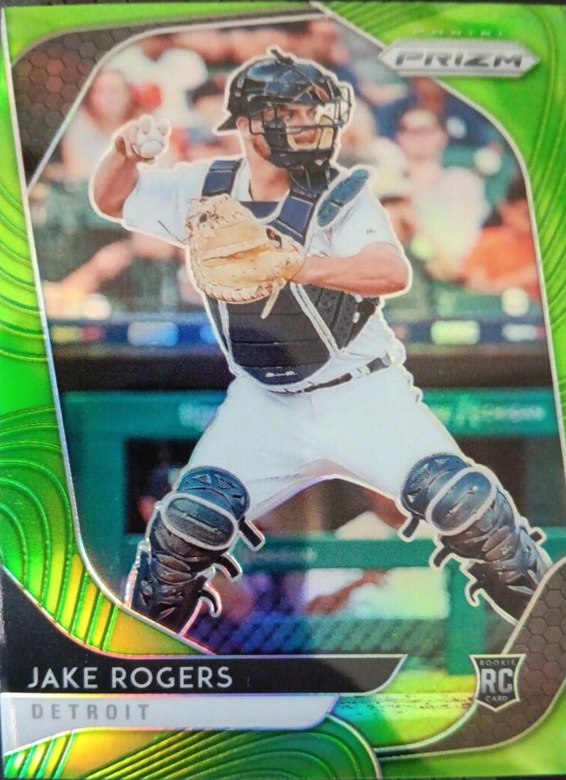 Jake Rogers [Lime Green Prizm] #137