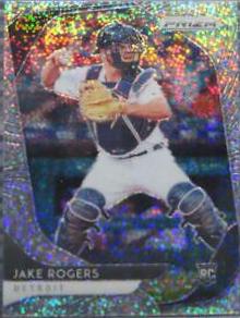 Jake Rogers [White Sparkle Prizm] #137