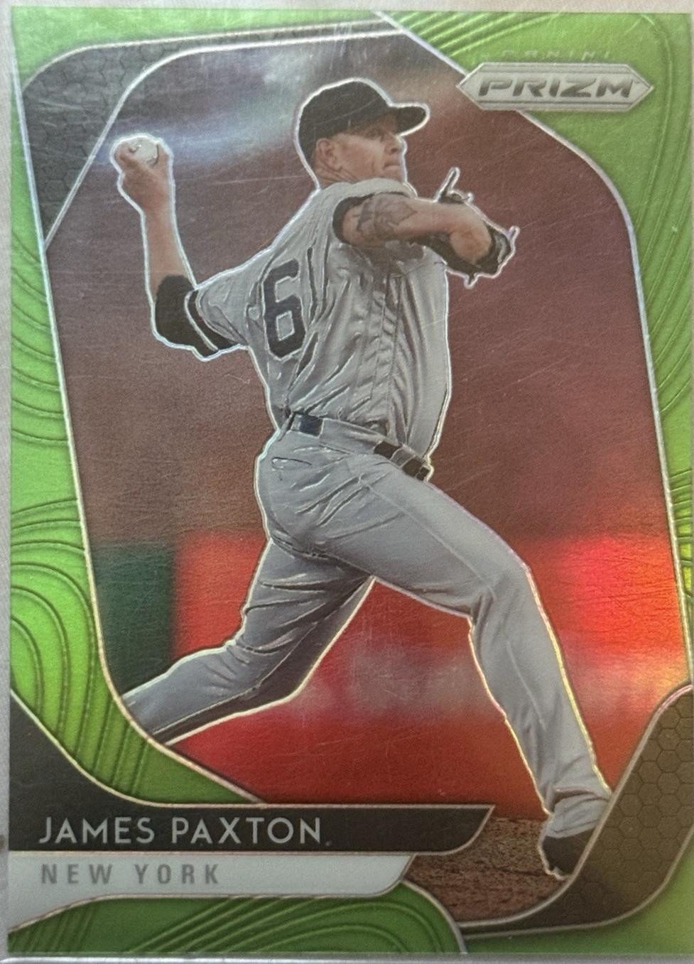 James Paxton [Lime Green Prizm] #87