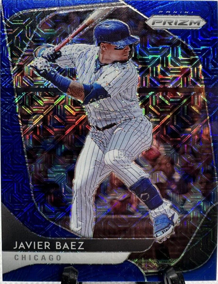 Javier Baez [Blue Mojo Prizm] #180