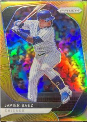 Javier Baez [Neon Orange Prizm] #180