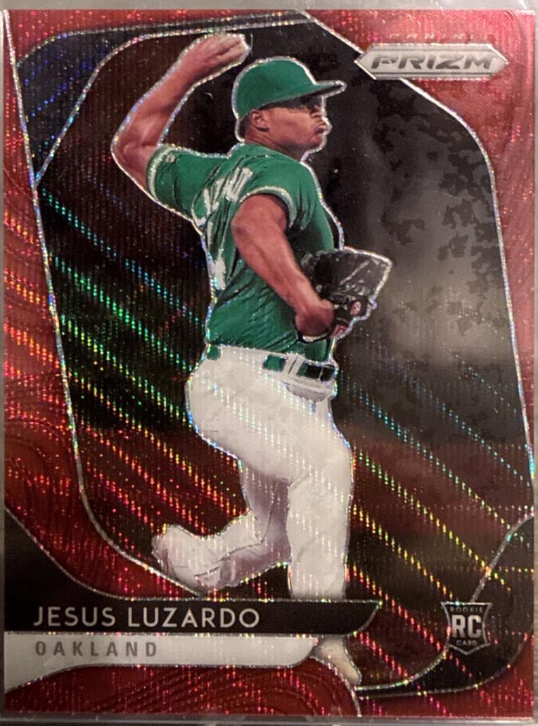 Jesus Luzardo [Red Donut Circles Prizm] #104